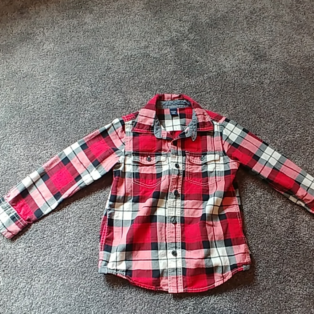 Plaid button up shirt